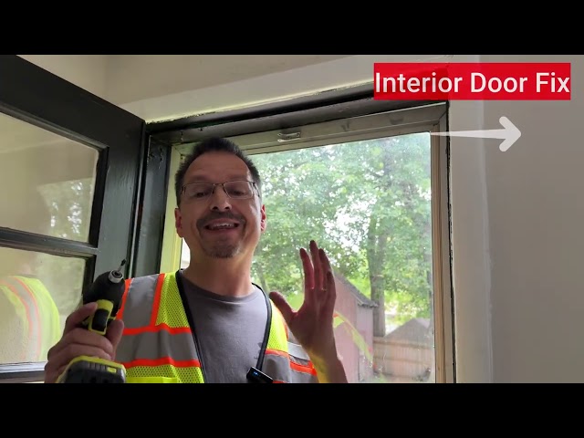 Easy Repair For Sagging Doors