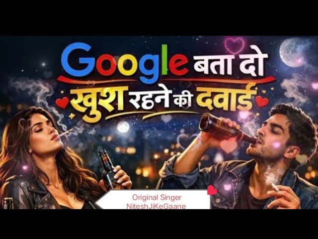 Google Bata Do Khush Rehne Ki Dawai 💔🍻 | Sad Heart Touching Song | NiteshJiKeGaane New Song 2026