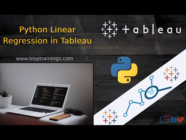 Python Linear Regression in Tableau | Tableau with Machine Learning | Tableau Python Integration