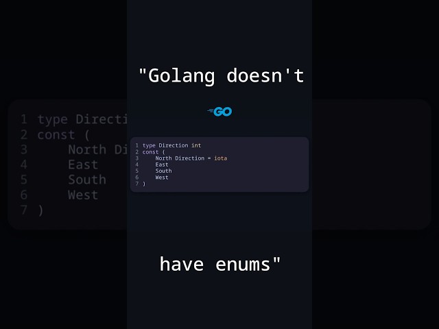 Go has D-Tier enum support #tierlist #programming