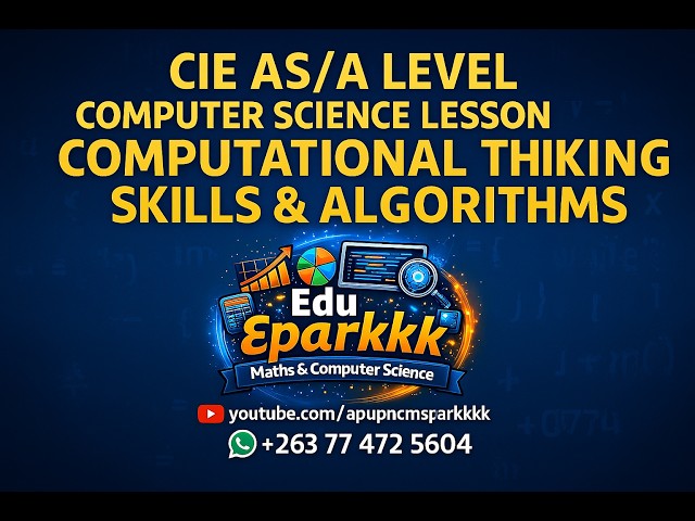 📘 CIE AS A Computer Science Lesson Programming Part 1