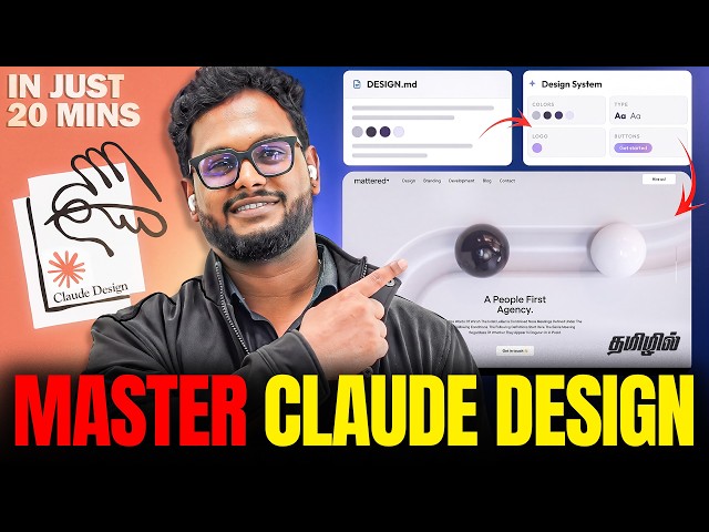 Master Claude Design in less than 10Mins (Step by Step Guide) - (தமிழில்)