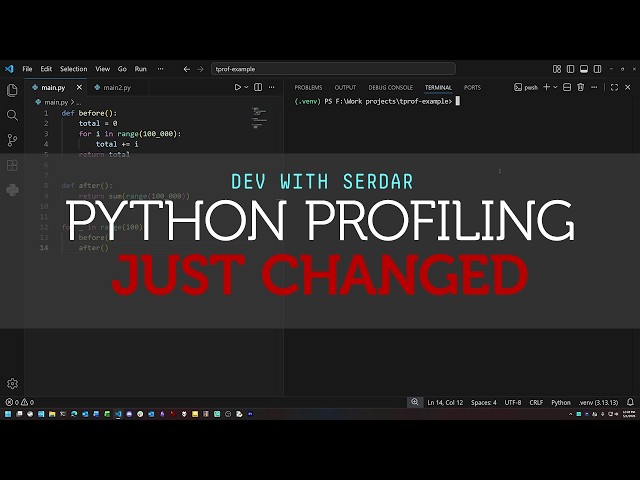Profile Python Functions With ZERO Extra Code