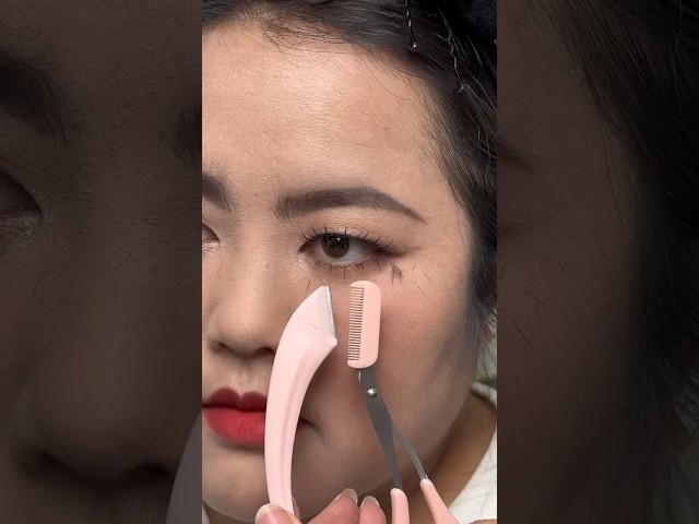 Easy Eyebrow Shaping Tutorial for Beginners | Perfect Eyebrows with Trimming Tools #eyebrowthreading