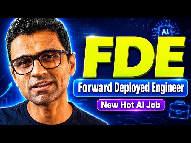 Forward Deployed Engineer FDE: A hot new AI Career Role