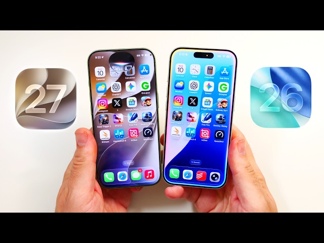 iOS 27 vs iOS 26 Speed Test