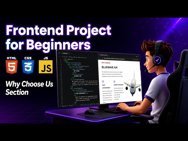 EP 06 Home: Why Choose Us Section with CSS Grid and CSS media query