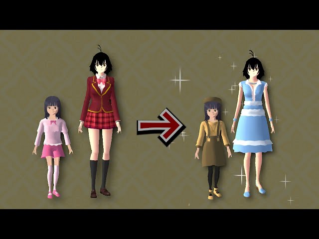 How to make "Tama Tamaki" & "Hikari Aida" 【Sakura School Simulator Tutorial】