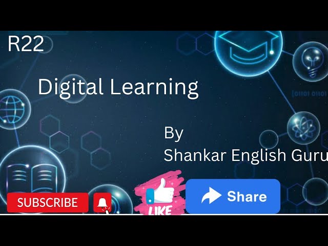Digital learning Summary ||Lessons from online learning that should stick after pandemic ||JNTUH R22