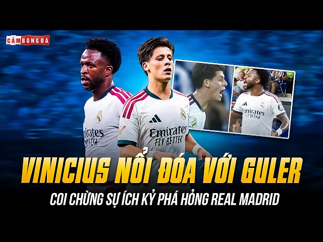 VINICIUS LASHES OUT AT GULER: BEWARE OF THE SELFISHNESS RUINING REAL MADRID