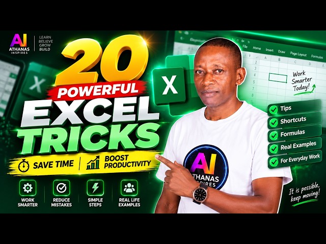 20 Excel Tricks to Save Time & Boost Productivity