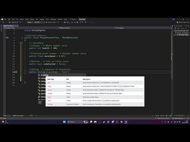 Voxel Heist: 2 - C# Scripts, Variables & Methods