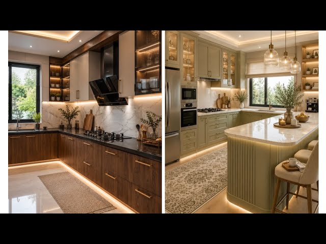 Stylish Modular Kitchen Interiors | Elegant Luxury Home Inspiration 2026
