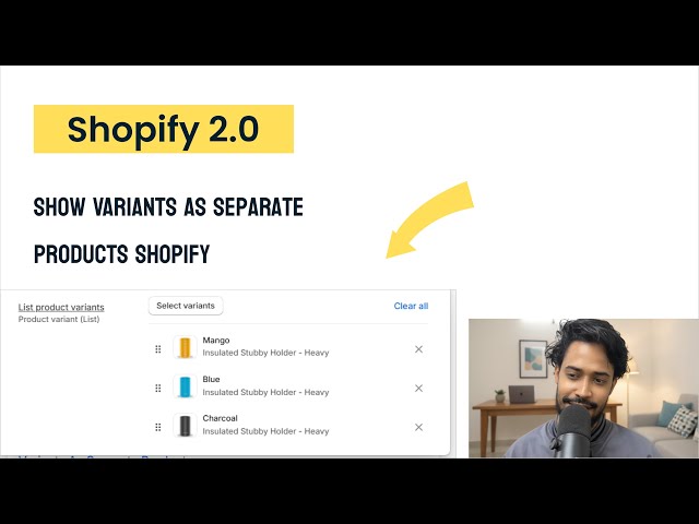 Show Variants As Separate Products On Shopify Collection Page