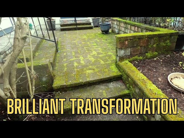 Worst Patio Ever! Extreme ASMR Pressure Washing, #satisfying, #asmr, #pressurewashing, #viral,