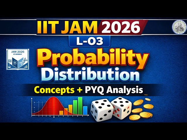 L-03 Probability Distribution | IIT JAM 2026 | Concepts + PYQ Analysis | Abhinav Kumar (IIT Mandi)