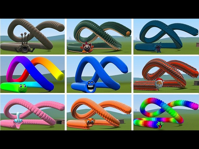 WHICH HUNGRY SNAKE WILL BE THE STRONGEST IN MINECRAFT?! | Garry's Mod