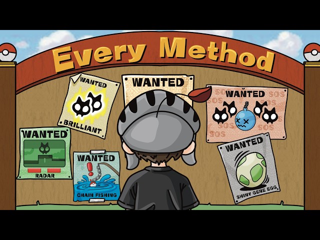 I Hunted Shiny Pokémon with EVERY Method!