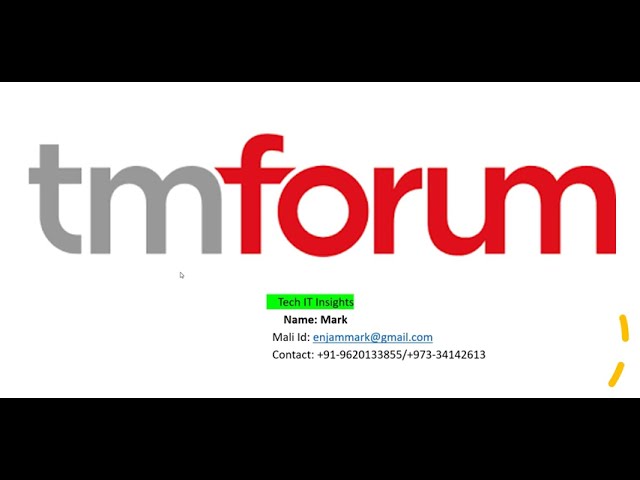 TM Forum Frameworx / TM  Forum , Telecom