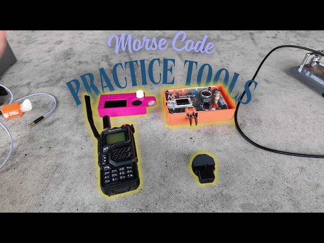 Morse Code Practice Tools | Morserino32 Pocket N6ARA TinyMidi Quansheng UV-K5