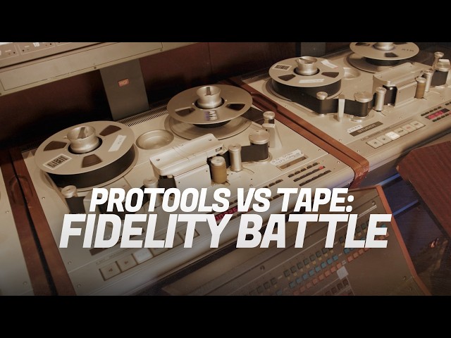 Analog Tape vs Pro Tools: Direct Shootout – Studer 8, 16 & 24 Track Comparison!