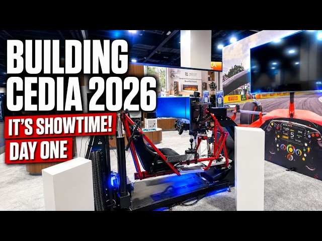 CEDIA 2026 Exclusive Pre-Show DAY ONE Walkthrough! It's showtime, folks!