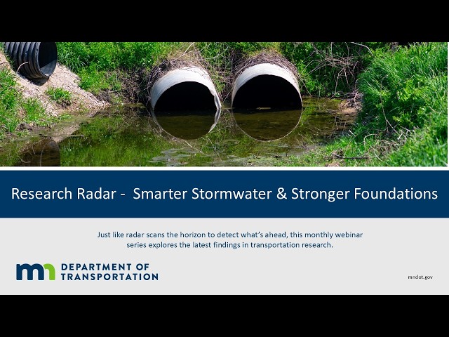 Research Radar: Smarter Stormwater & Stronger Foundations
