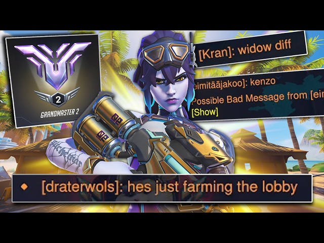Using the NEW Beachside Widowmaker Skin in Overwatch