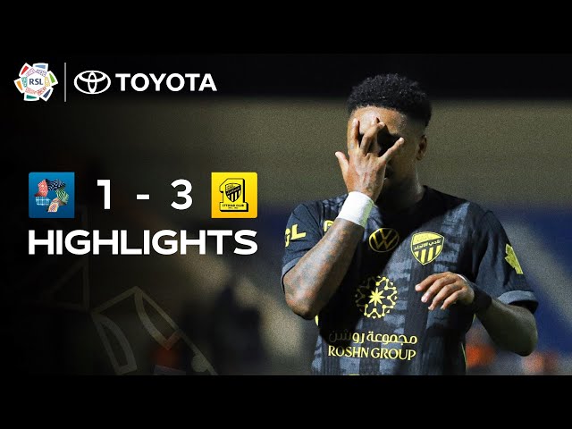 Al Ittihad edge past NEOM S.C. as the visitors claim a 3-1 win ⏱️🔥 | Powered by Toyota