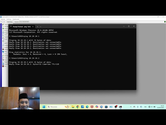 tutorial jaringan hotspot management user.