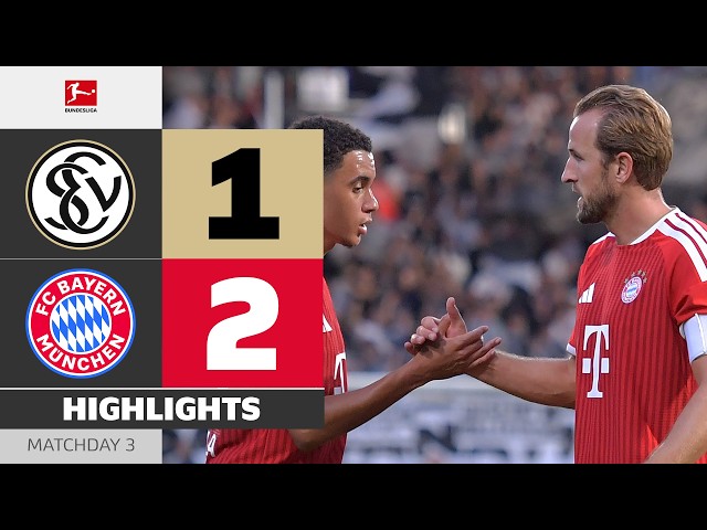 First Goal of the Season for Kane | SV ELVERSBERG - FC BAYERN | Highlights | Matchday 3 – Bundesliga