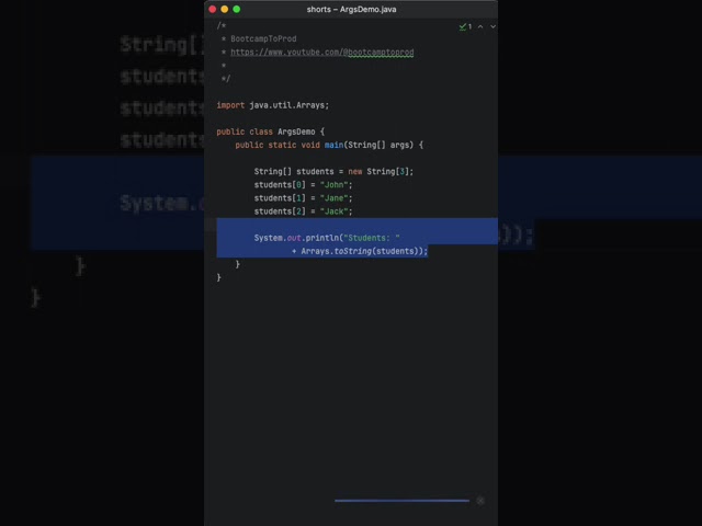 The Easiest Way to Print Arrays in Java – Arrays.toString() ✅ #java #javatips #codingbytes #shorts