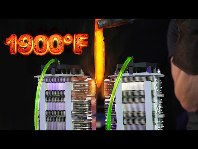 Can CPU Coolers Handle the Heat of Knife Quenching??