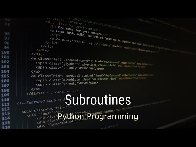 Introduction to Python - Lesson 4 - Subroutines with Turtle