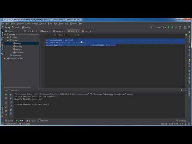 Node.js Tutorial for Beginners - 11 - Object Factory