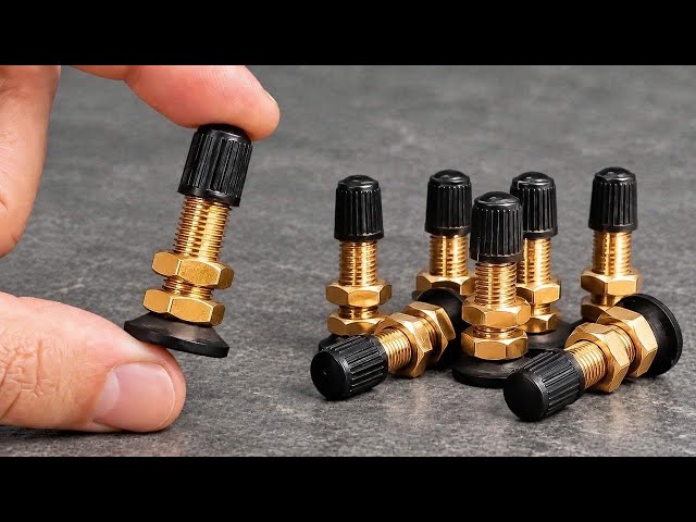 I Learned This From an American Electrician 😱 You'll Never Throw Away Old Tire Valve Again!