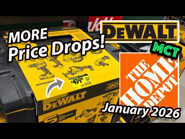 NEW Dewalt Tool Sales and Price Drops at Home Depot!