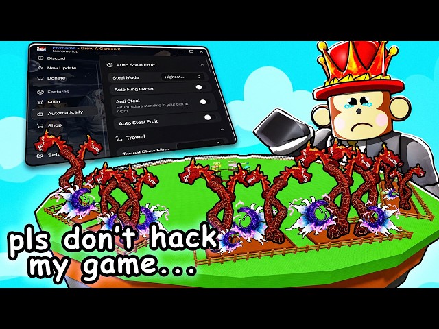 Grow A Garden 2 Script NO KEY - Auto Steal ANY Fruit, Dragon Breath & Auto Farm