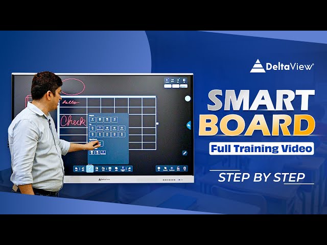 Full Training Video: Smart Board for Teaching 2025 | Smart Board for Teaching Online | DeltaView