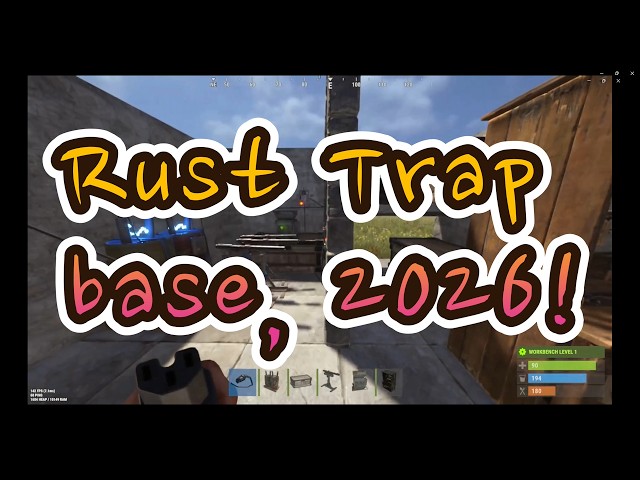 Rust Trap Base 2026! Fast Build Tutorial.
