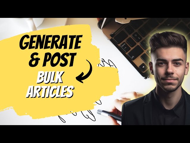 Generating Multiple Blog Posts using Article AI Generator (less than 10 Minutes)