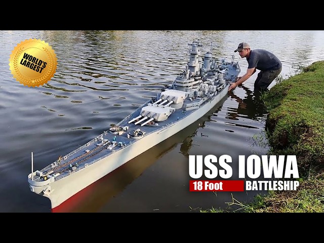 I Built a Giant 18.5ft RC Battleship (It Actually Sails!)
