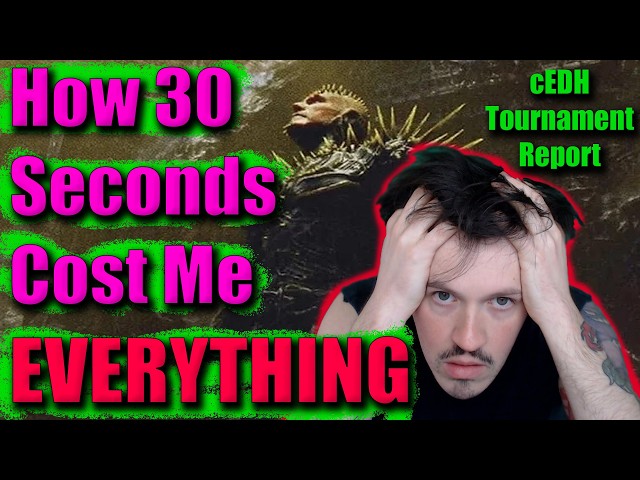 These 30 Seconds Cost Me Hundreds | cEDH Tayam Tournament Report & Deck Tech |