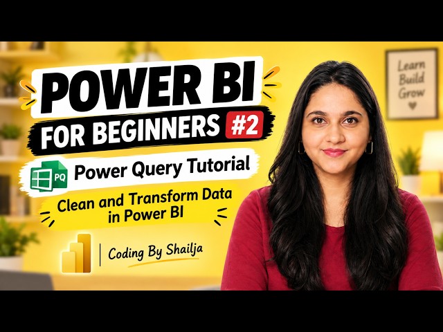 Power BI for Beginners #2 | Power Query Tutorial | Clean and Transform Data in Power BI