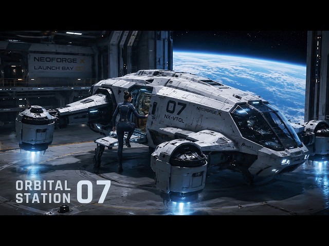 Orbital Station 07 (Future Space Base Above Earth)