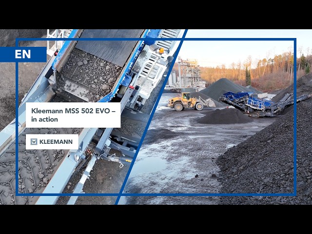 Kleemann MSS 502 EVO: Asphalt Processing with a Mobile Screening Plant | NWM Halle (Westphalia)