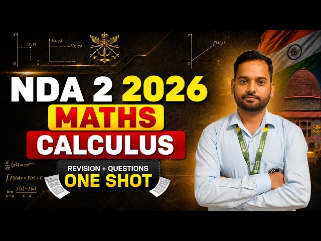 NDA 2 2026 | Maths | Expected MCQs Marathon | Complete Maths Session | Defence Wallah Academy