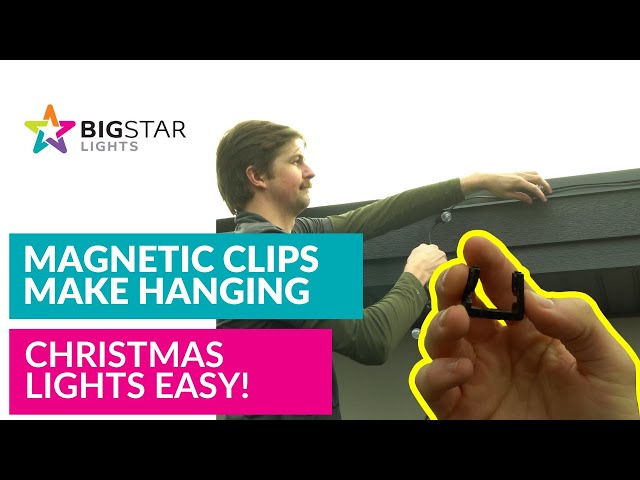 Christmas Lighting Tips | Use Magnetic Clips to Install Your Christmas Lights