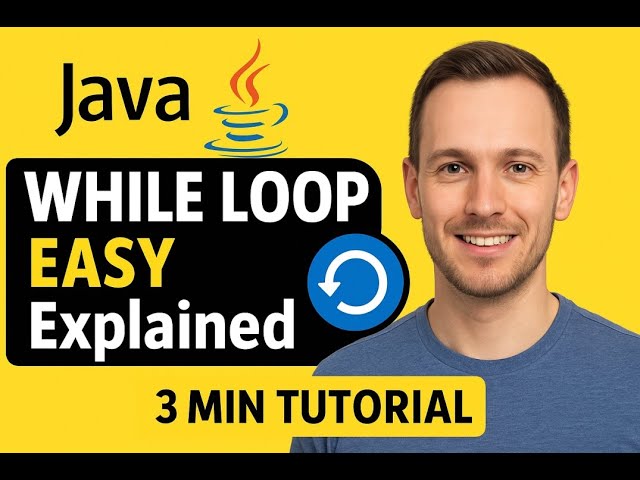 Java While Loop Explained in 3 Minutes | Easy & Clear for Beginners 🚀