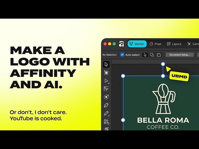 Stop making logos in Canva. Use AI and Affinity Designer instead.